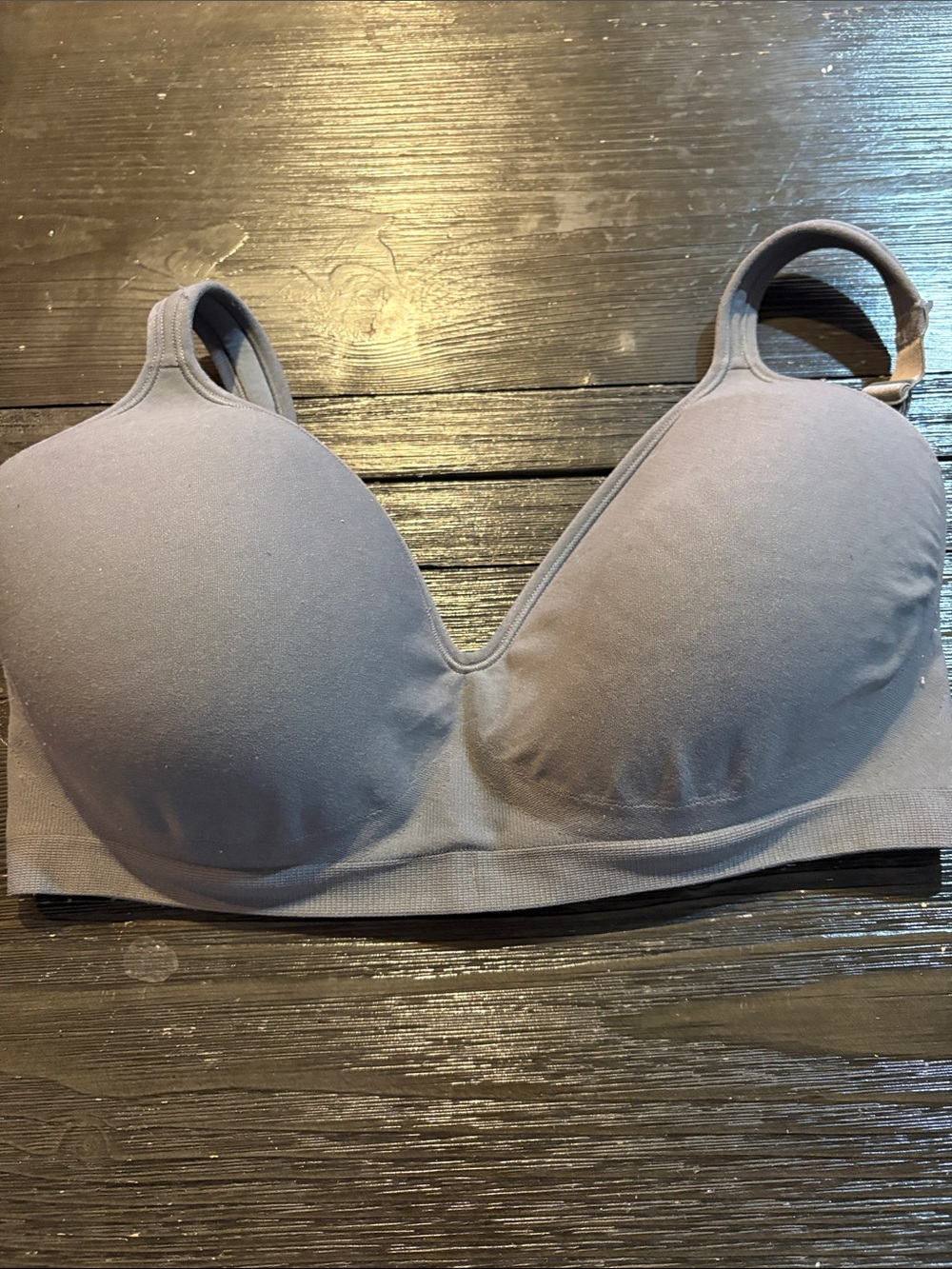 Wireless Seamless T-Shirt Bra in Light Gray - Women Intimates - Picture 5 of 5